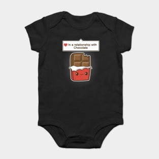 Chocolate relationship status Baby Bodysuit